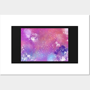 Watercolour Splatter Art Posters and Art